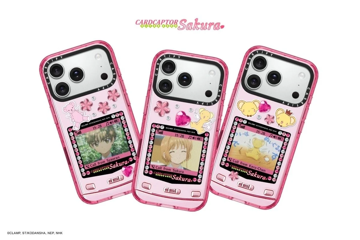 「着信中」デザインのカードキャプターさくらコラボスマホケース3種