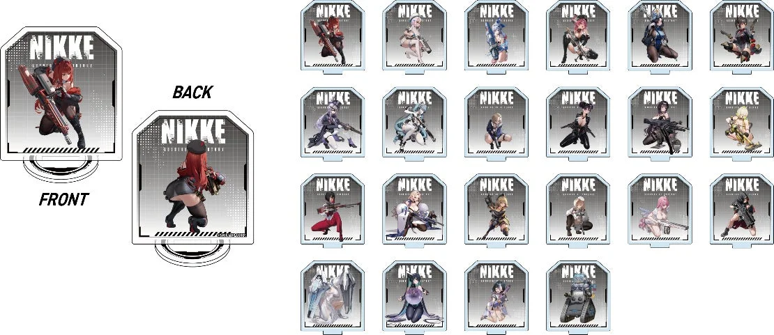 「NIKKE -青春Protocol-」新弾ミニアクリルスタンド全22種