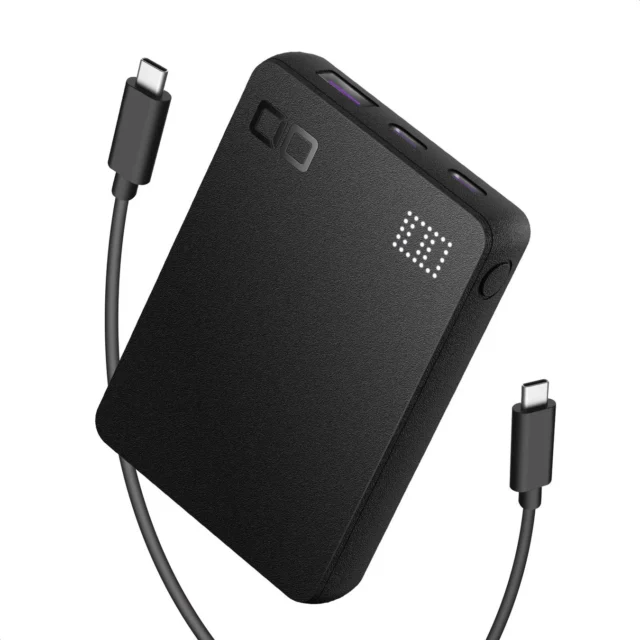 SMARTCOBY Pro SLIMのブラックモデルとUSB-Cケーブル