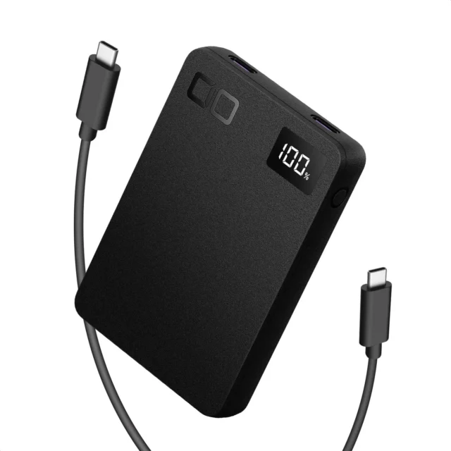 SMARTCOBY SLIMのブラックモデル、デジタル表示は100%