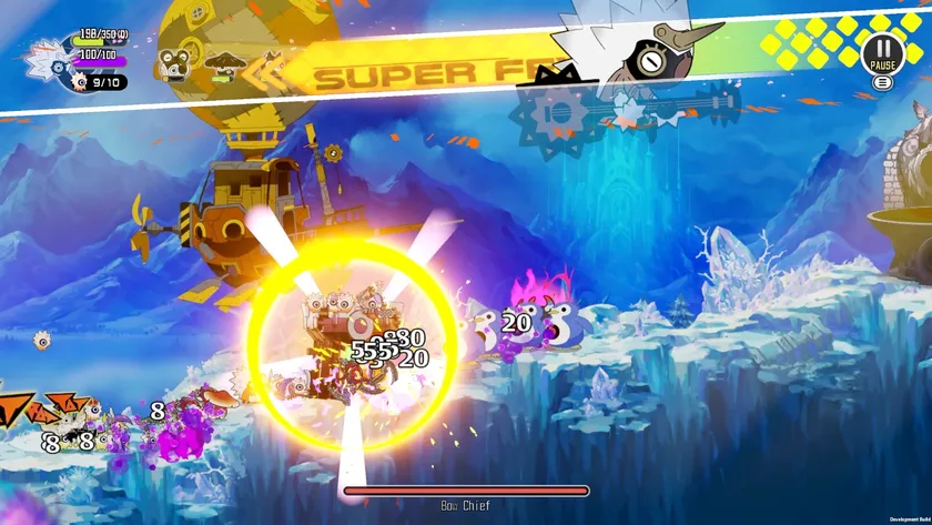 『ラタタン』キャラクターのハリギッタンが活躍するゲーム画面
