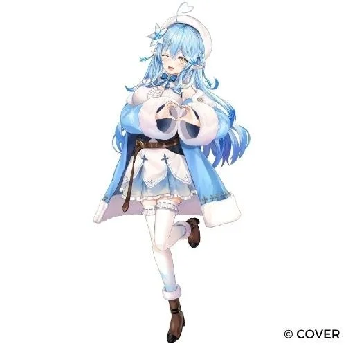 ホロライブ所属VTuber 雪花ラミィの全身イラスト
