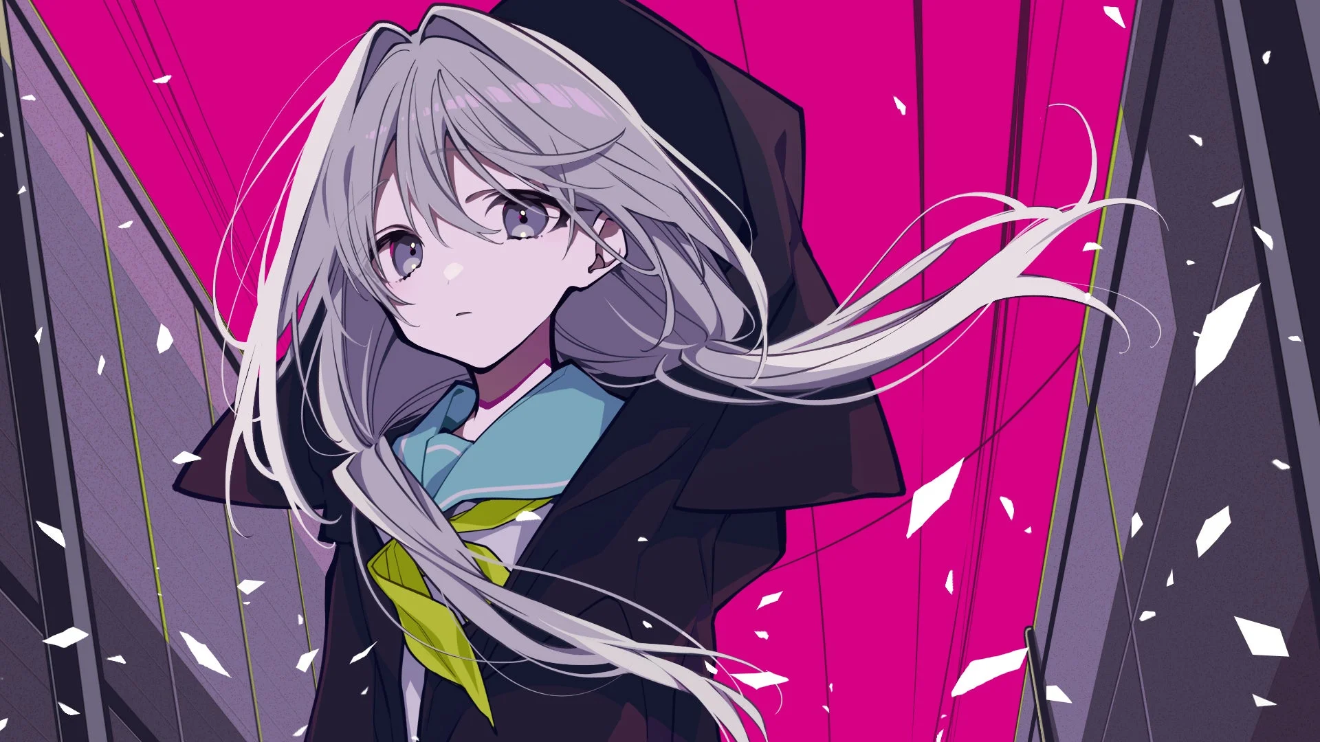 『LOOPERS PLUS』の主要キャラクター、ミアのイラスト。