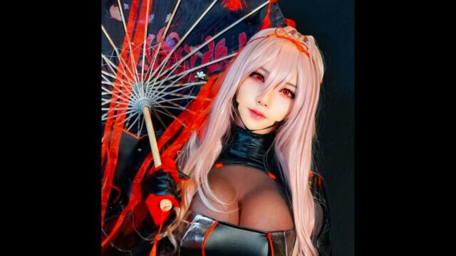 クール美人が魅せる和風セクシー! 蘭藤ルピナ、『勝利の女神:NIKKE』紅蓮:ブラックシャドウのコスプレを披露