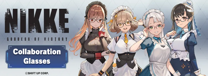 『勝利の女神：NIKKE』×執事眼鏡eyemirror　コラボ眼鏡4種が10月25日より予約開始！