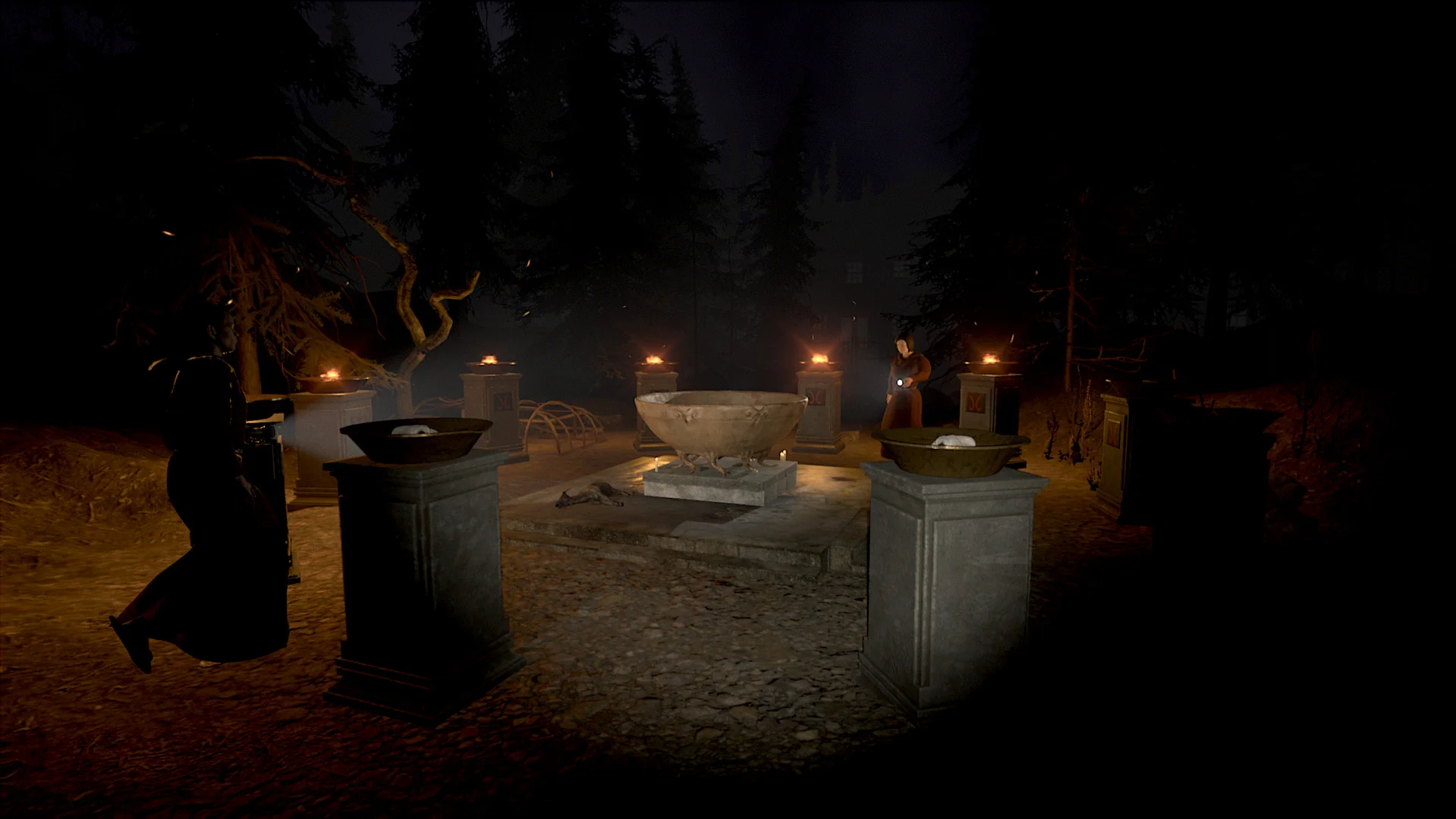 恐怖の協力サバイバル『DEVOUR』50％オフセール中。最大4人で取り憑かれたカルト教団員から逃げ延びろ！