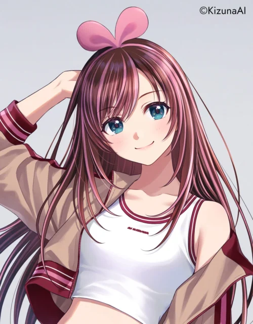 バーチャルビーイングKizuna AI(キズナアイ)のプロフィールイラスト