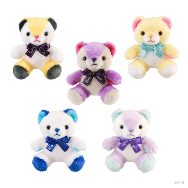 「NIJIベアキーホルダー Vol.2」商品写真4 (風楽、不破、星川、リゼ、ルンルン)