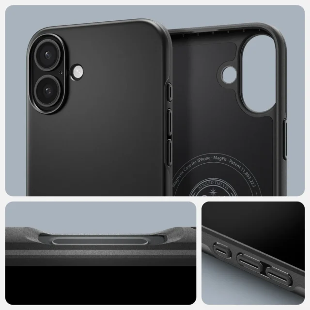 iPhone 16 シン・フィット・マグフィットの分解図と保護構造