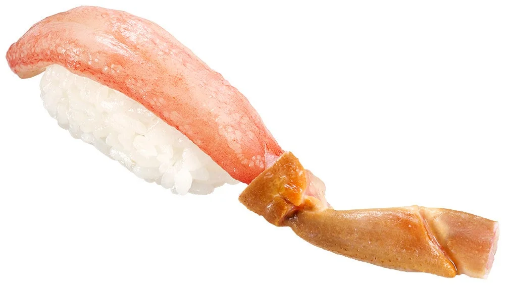 とろける甘さのスシロー「生本ずわい蟹」の握り