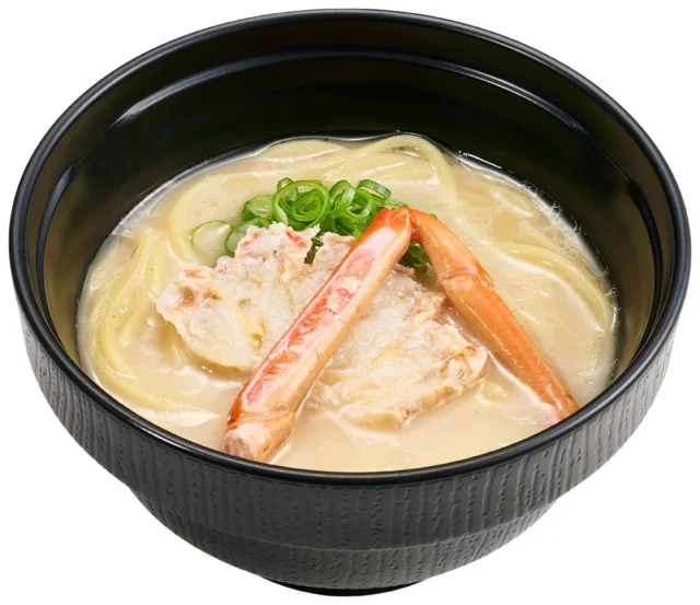 濃厚な味わいのスープに仕立てたスシロー「かに白湯ラーメン」