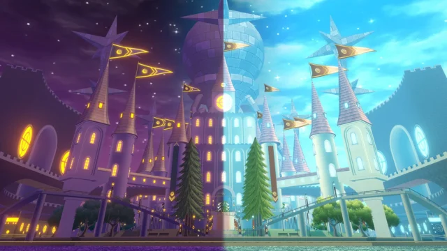 魔法学園『マギカディア学園』の全景