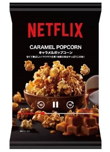 Netflixコラボ「キャラメルポップコーン」パッケージ
