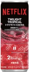 Netflixコラボエナジードリンク「トワイライトトロピカル」パッケージ