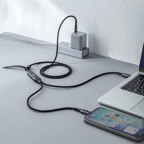 1本のケーブルでノートPCとスマートフォンを充電