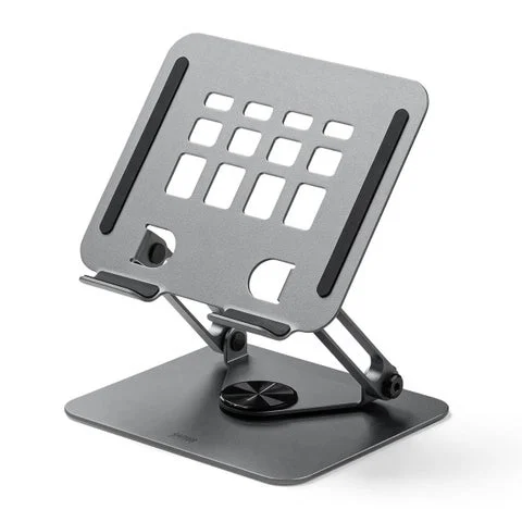 アルミ製タブレットスタンドの斜め上からの製品写真