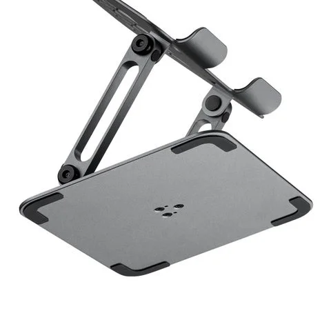 タブレットスタンドの底面にある滑り止めラバー