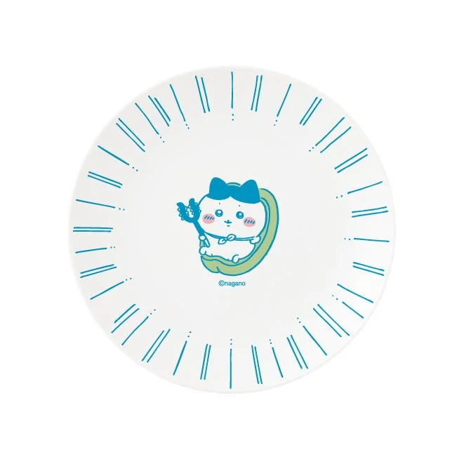 ハチワレのピーマン肉詰め皿