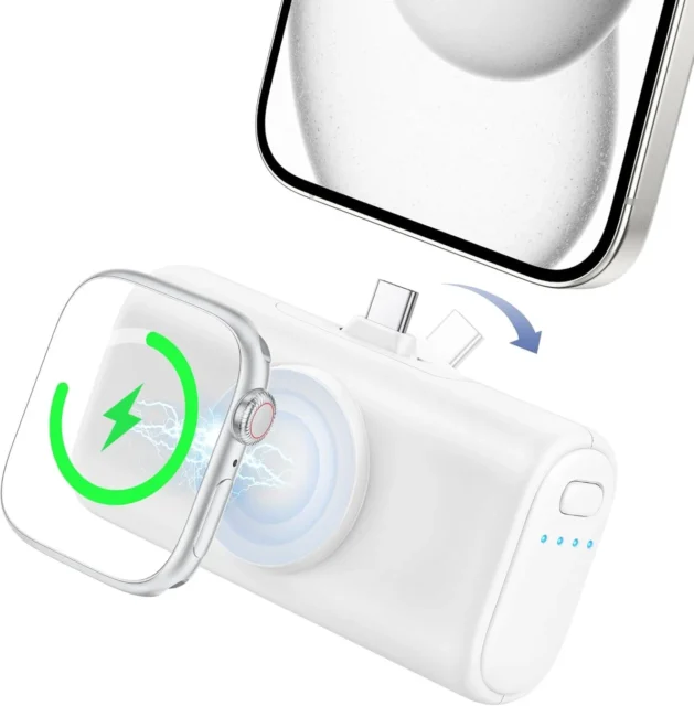 RORRY D5 Apple WatchとiPhoneを同時充電できる超小型モバイルバッテリー