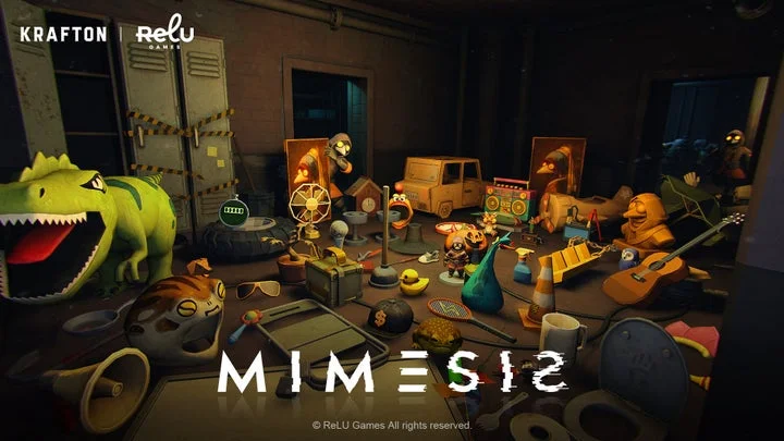 『MIMESIS』ゲーム内の収集要素「スクラップ」が置かれた部屋。