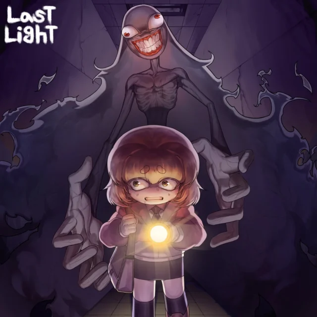 ホラーアドベンチャーゲームLast Lightのキービジュアル