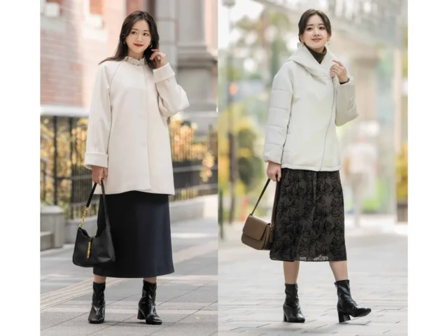 イオンブラックフライデーセールの半額対象商品レディスウールライクコートと中綿コート