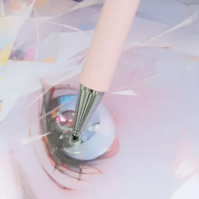 OWL-TPSE14の透明ディスクペン先で繊細な描写