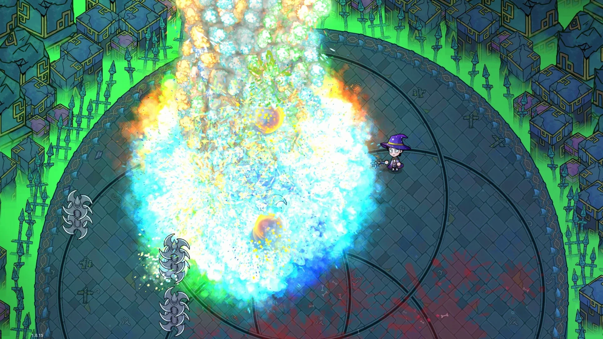 DOTS技術による最適化で滑らかになった魔法エフェクト