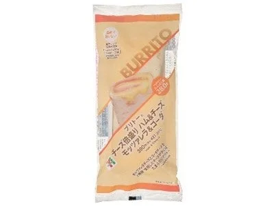 セブンイレブン「ブリトーチーズ倍盛り ハム&チーズ」パッケージ