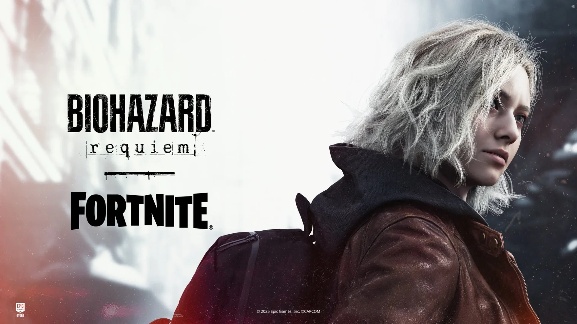 『バイオハザード レクイエム』と『フォートナイト』のコラボレーションビジュアル