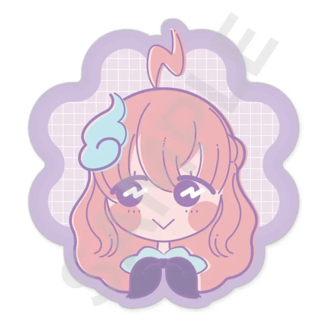 Joshin限定特典の『オバケイドロ２』バッジ風ステッカー（はじめ）