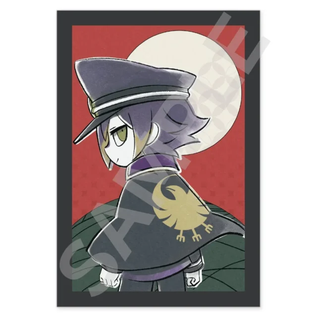 ビックカメラ・ソフマップ・コジマ限定特典の『オバケイドロ２』バッジ風ステッカー（九郎）