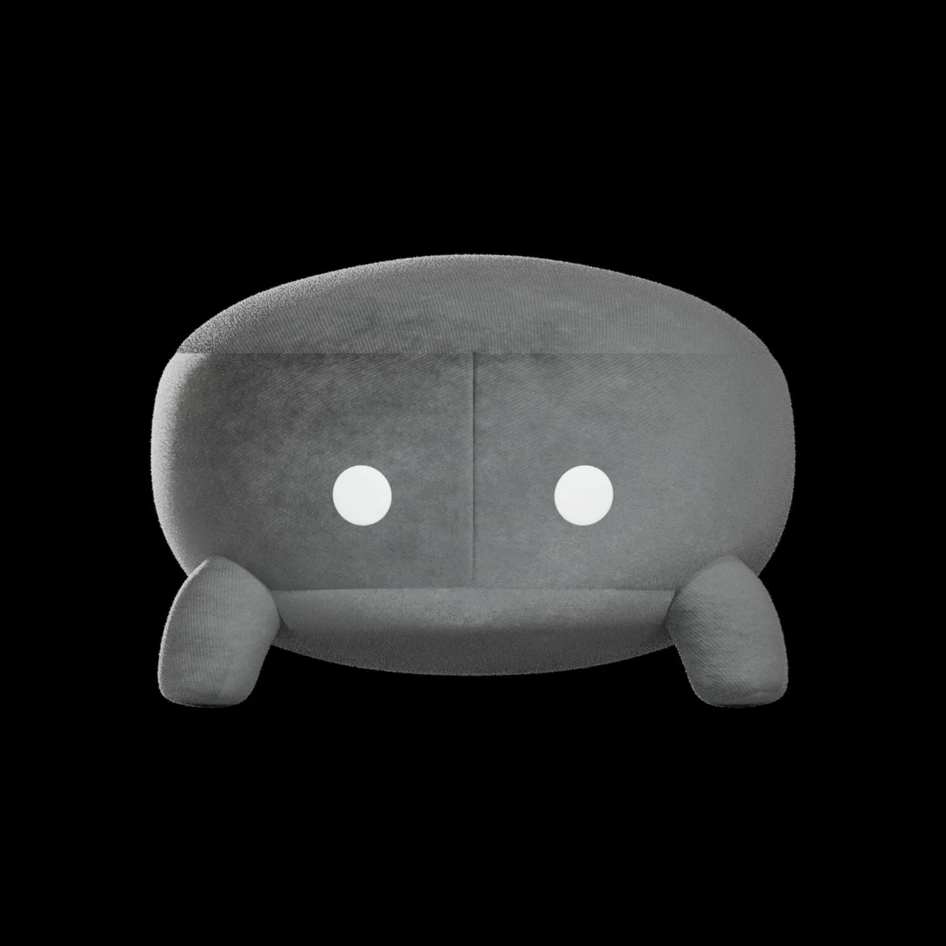 日本初上陸となる「闇の蟹ぬいぐるみ(90cm)」