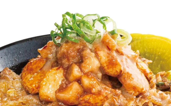 香ばしバターにんにくトッピングのすた丼。