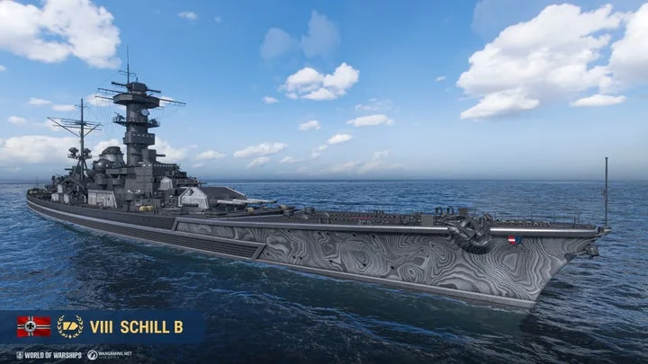 『World of Warships』ブラック版巡洋艦 Schill B