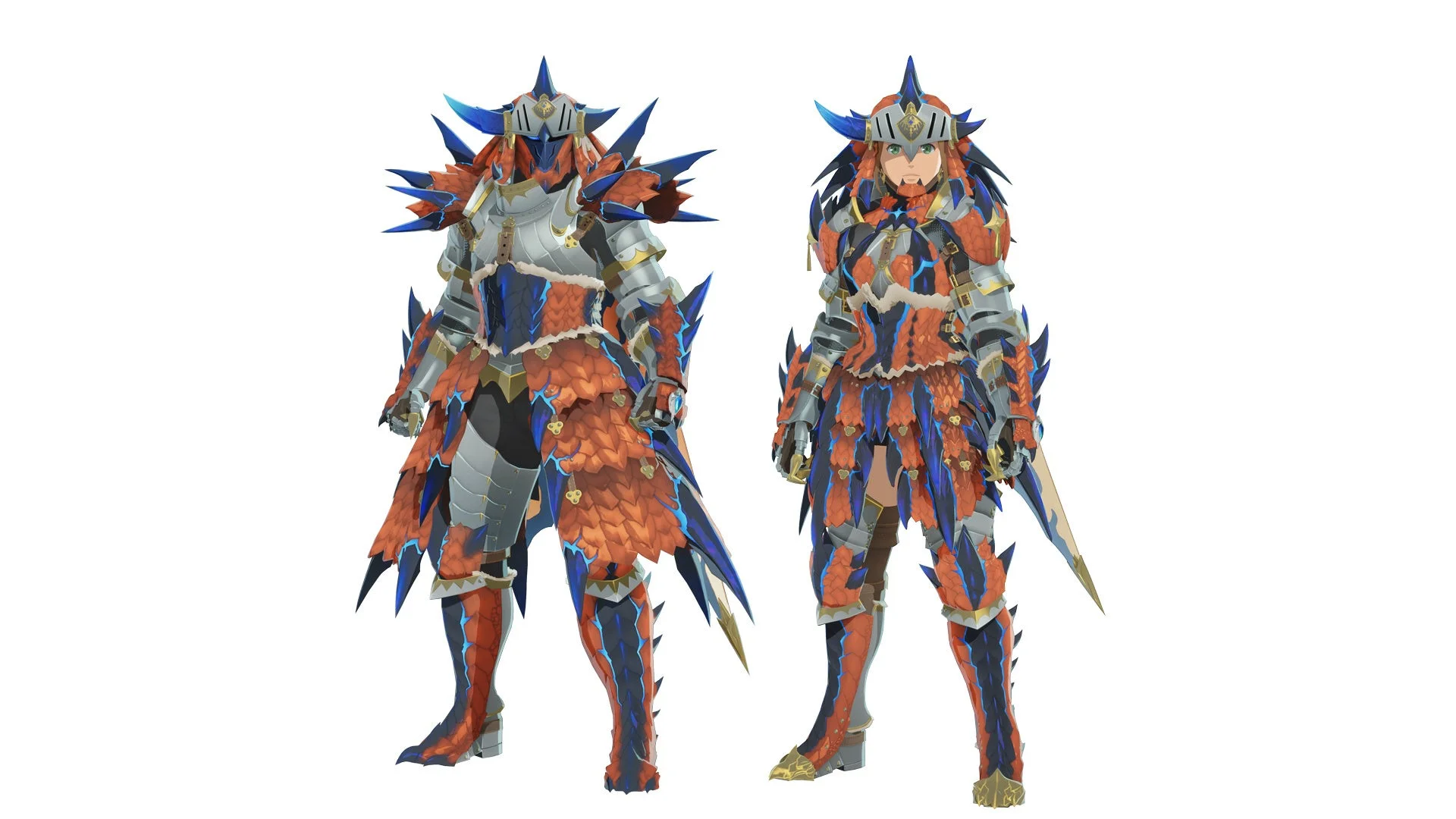 amiibo特典 主人公の重ね着:蒼鱗レウス装備