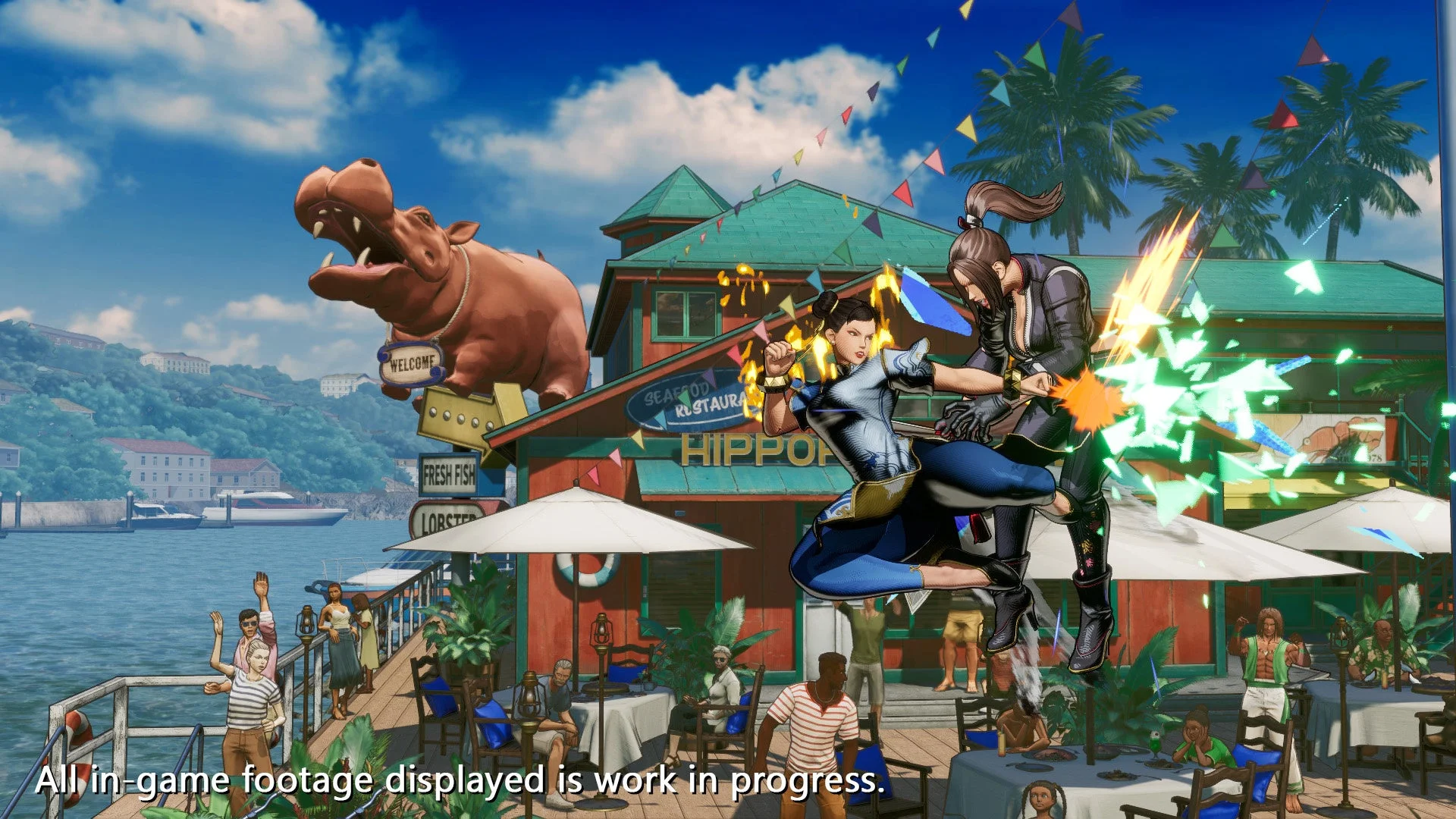 餓狼伝説CotWで空中から攻撃する春麗