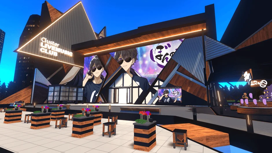 バーチャルライブイベント「ぼんの宴」の外観エリア