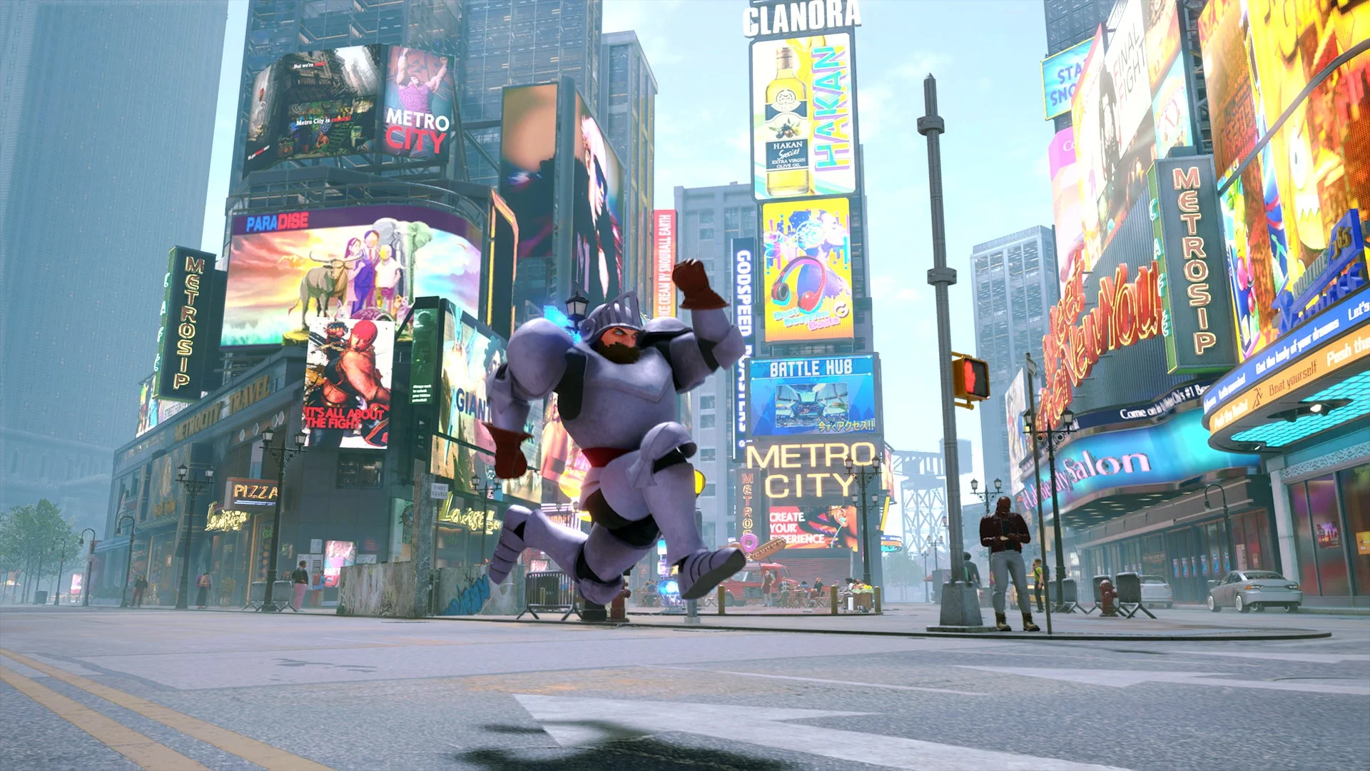 アバター装備「騎士の鎧」と「アーサーダッシュ」エモート