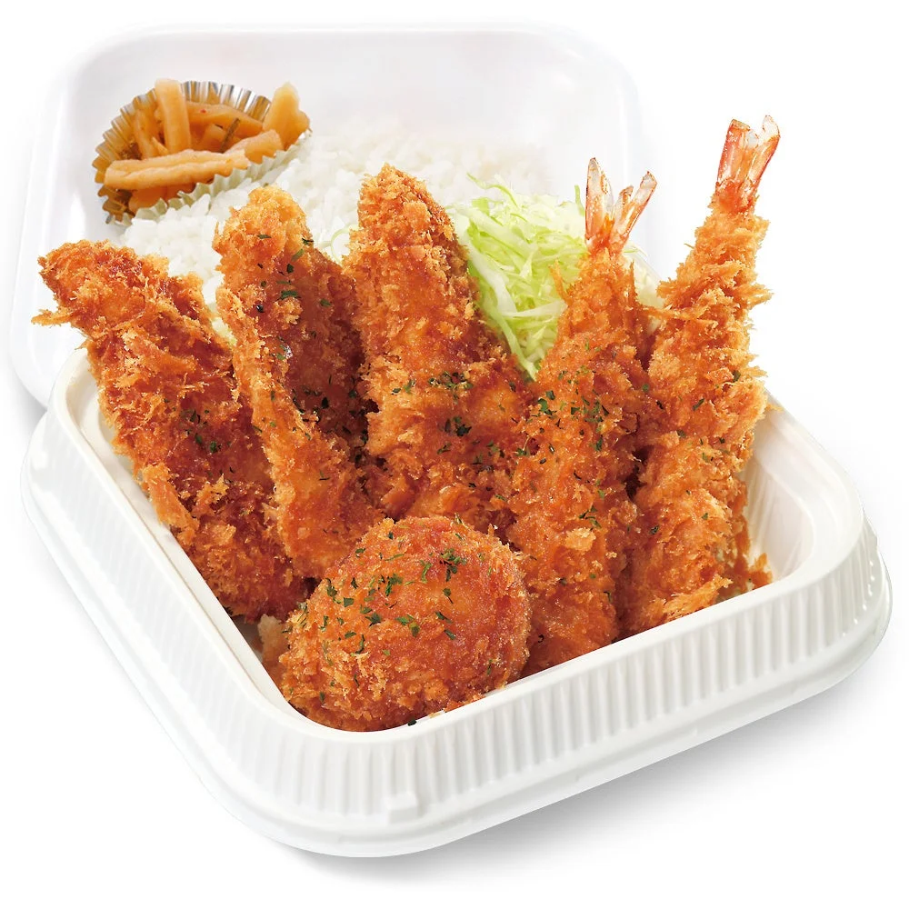 かつやの期間限定「タレカツ弁当」。テイクアウト容器にご飯とタレカツが盛り付けられている