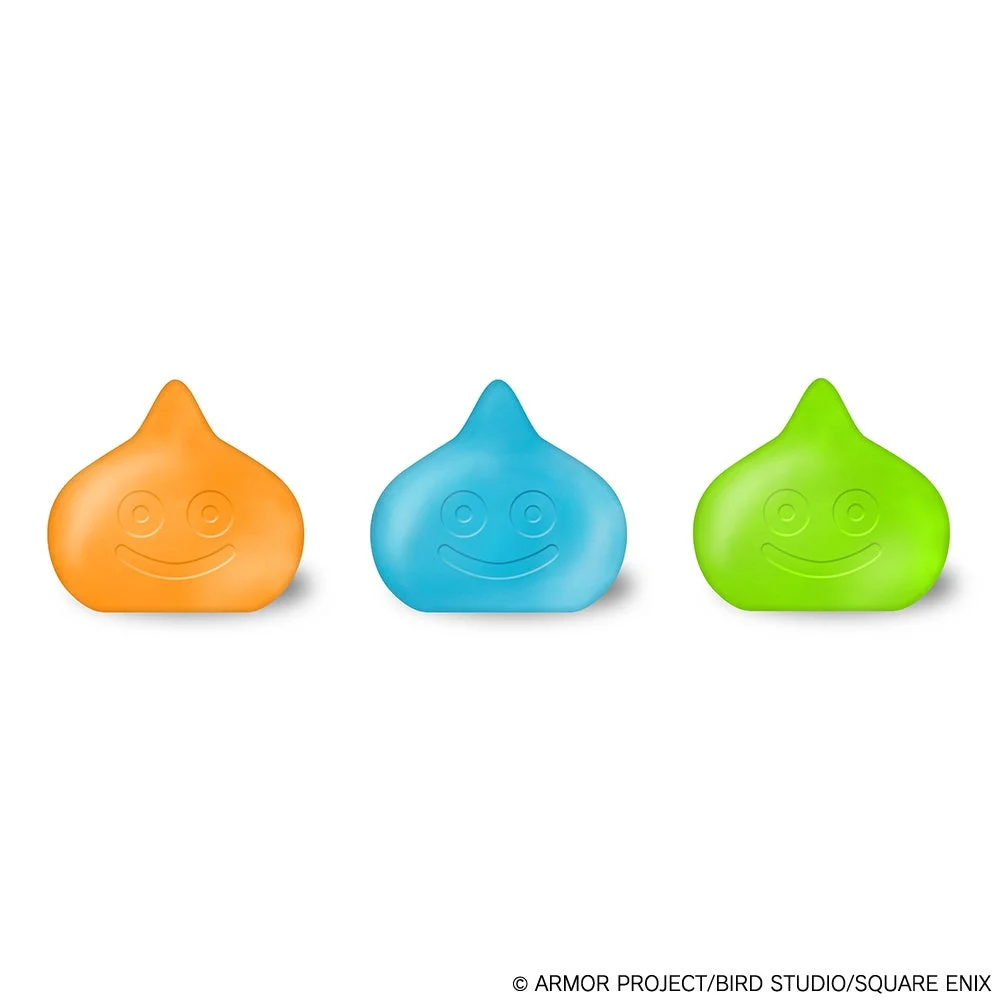 ブルーハワイソーダ、オレンジ、マスカット味のスライム4Dグミ