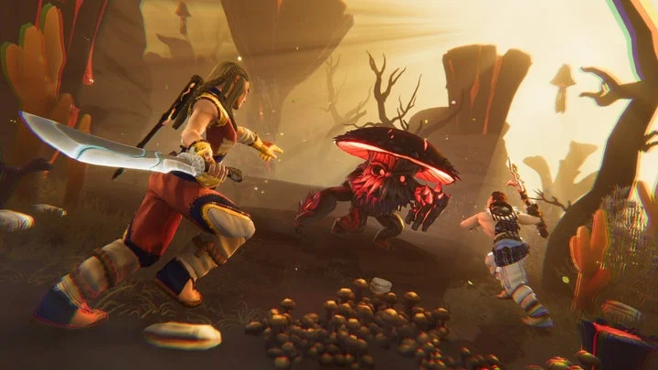 『Aloft』アップデートで追加された新たな腐食種「スポートックス」との戦闘シーン