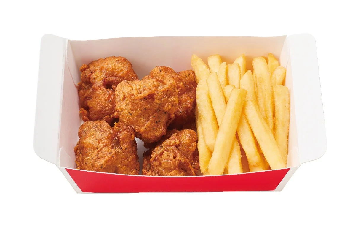 リュウジのスパイス唐揚（5コ入り）とポテトバスケット