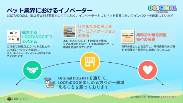 LOOTaDOGがペット業界でイノベーションを起こす取り組みの概要
