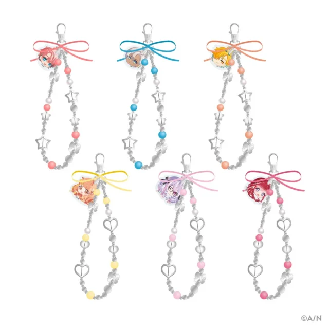 「GRAY×ACCENT」ビーズチャーム6種