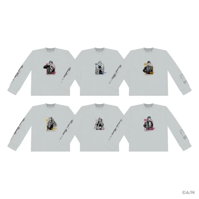 「GRAY×ACCENT」ロングスリーブTシャツ6種