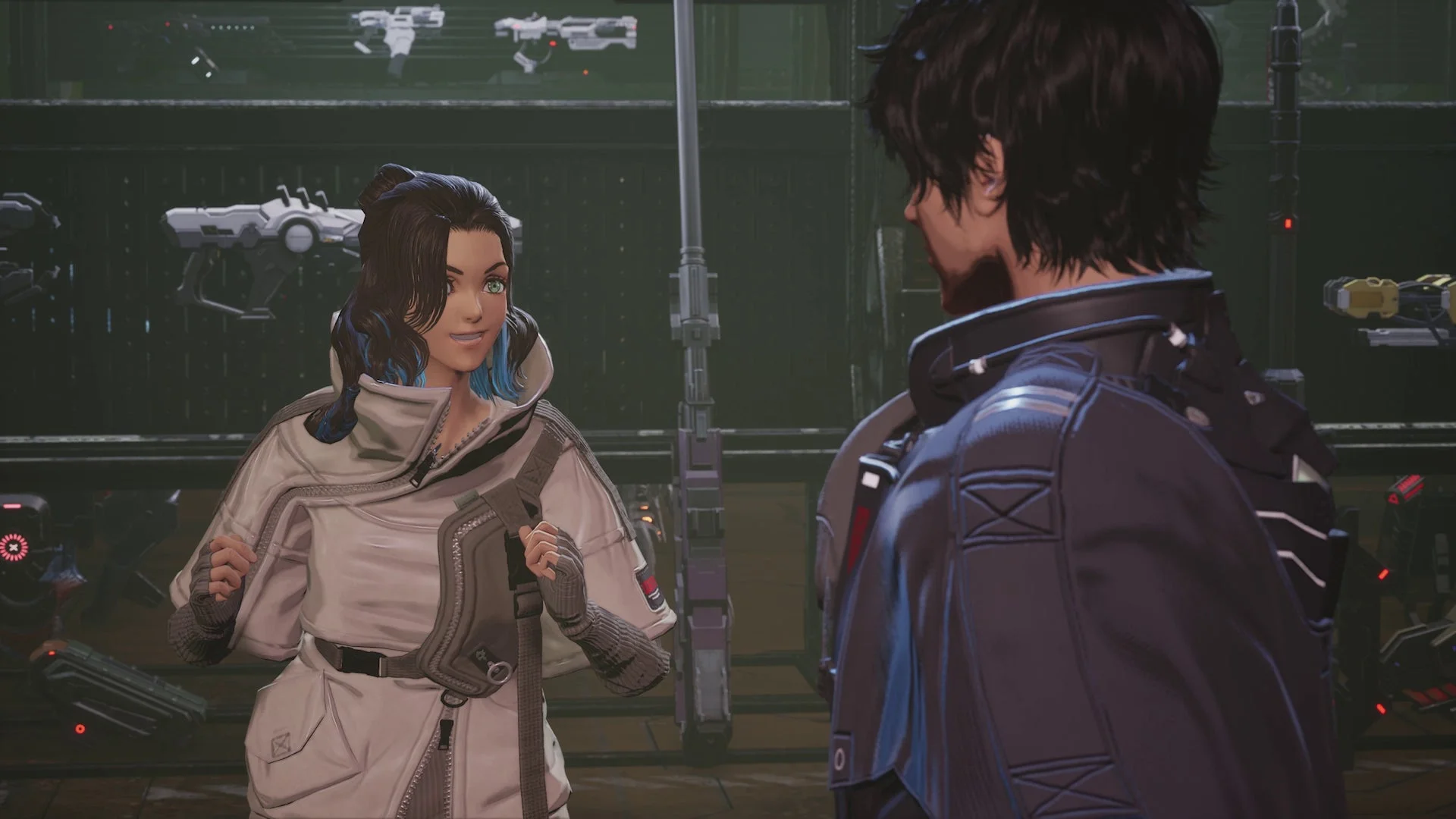 ゲーム『DAEMON X MACHINA TITANIC SCION』のキャラクター対話シーン