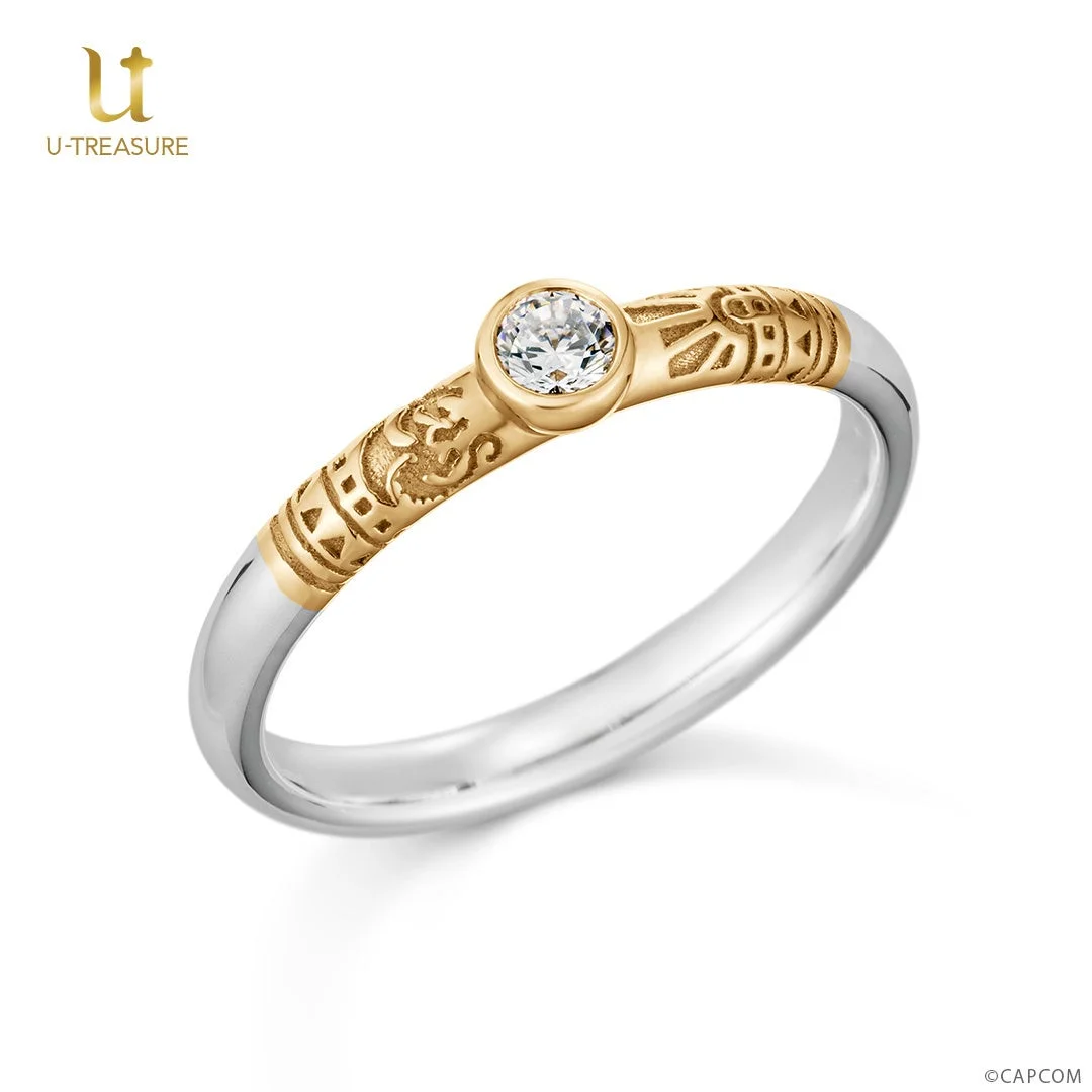 「アルシュベルド」モデルの婚約指輪(斜め)