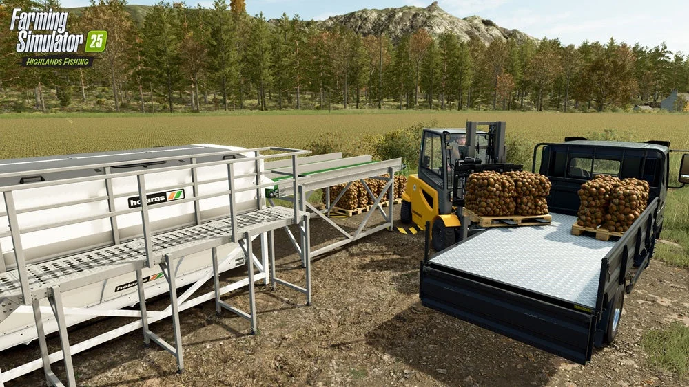 「Highlands Fishing」で追加される新作物タマネギの収穫作業