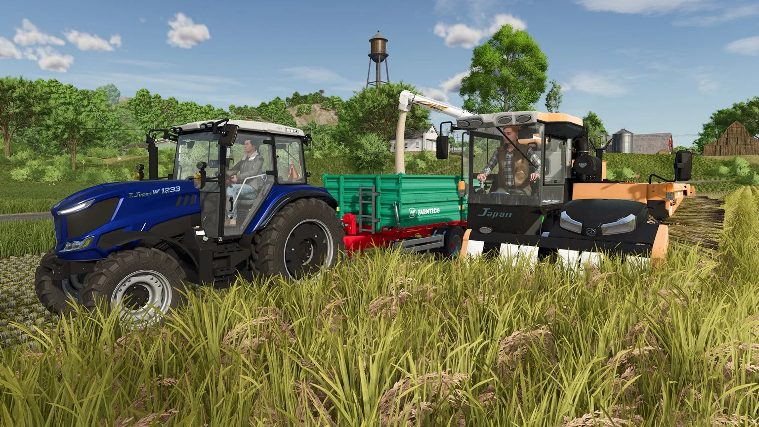 『Farming Simulator 25』で楽しめるアジアの稲作風景